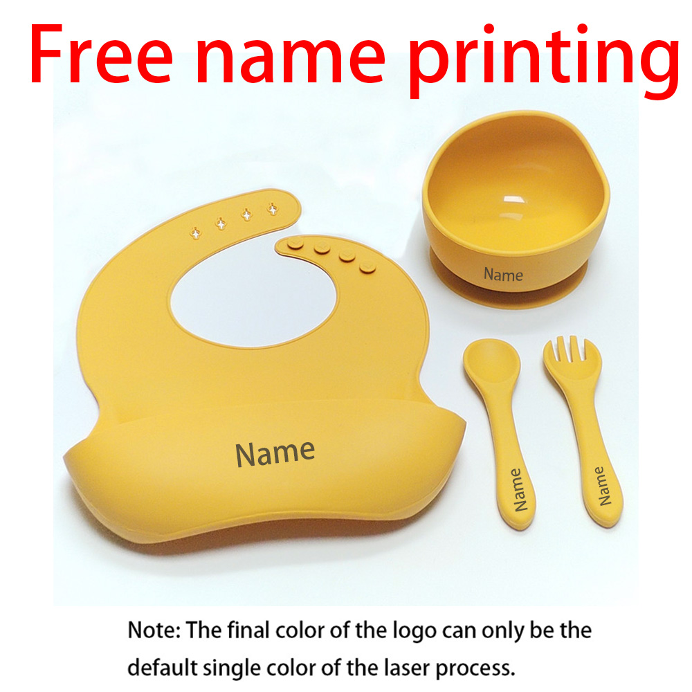 Baby Food Kit - Nome gratuito Stampa Ciotola per pasti