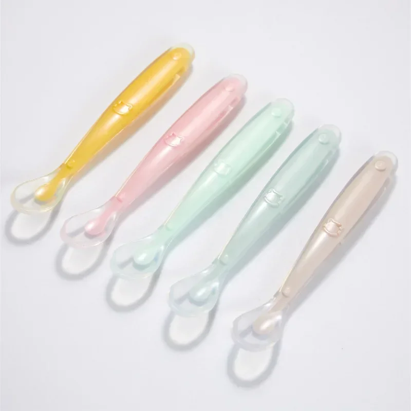 Baby Food Kit - Cucchiaio per bambini in silicone morbido