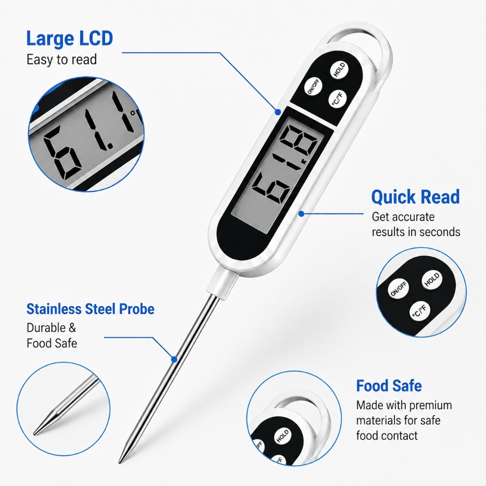 Termometro Digitale a Sonda co - Baby Food Oil recensione e prezzo